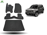 Tapete de Borracha Jeep Renegade: Proteção Completa com Traseiro Interiço e Porta-Malas - imagem 2