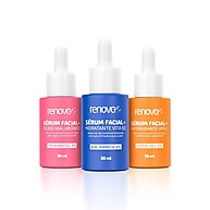 Renova Be: Kit 3 Séruns Faciais - Ácido Hialurônico + Vitamina C + B3 - imagem 1