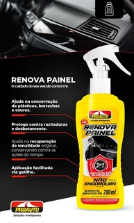 Proauto Renova Painel 200ml: Brilho e Proteção Duradoura para o Interior do Seu Carro - imagem 4