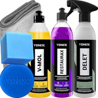 Kit Completo Vonixx: Shampoo V-Mol, Limpador Delet e Renovador Restaurax para Cuidar do Seu Carro - imagem 2
