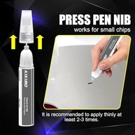 KIKIMO Tinta de Retoque para Mercedes-Benz Prata Ídio Metálico - Kit Reparo 2 em 1 com Caneta e Pincel - imagem 5