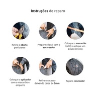 Kit Reparo Pneu Sem Câmara Carro e Moto: 13 Macarrões + Estilete Essencial - imagem 5