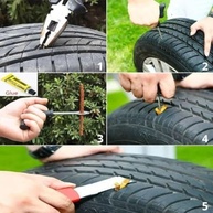 Kit Reparo Pneu Sem Câmara Profissional: Solução Rápida para Carro e Moto - imagem 5