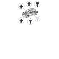 Kit de 100 Peças de Fixadores Automotivos para Carro – Solução Completa para Reparos - imagem 2