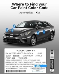 Tinta de Retoque para Carro Kia - Caneta 2 em 1 com Cor Exata para Reparos Fáceis - imagem 4
