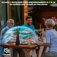 Kit com 4 Ventiladores Repelentes de Insetos - Sem Químicos, Silencioso e Portátil para Casa, Pátio e Piquenique - imagem 4