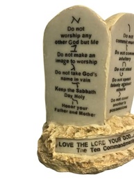 Replica de Estátua dos Dez Mandamentos em Design de Pedra - 4,2 Polegadas - Decoração Bíblica Inspiradora - imagem 5