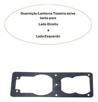 Guarnição Lanterna Traseira Ford Escort 84-92 (Par) - Peça de Reposição Essencial - imagem 2