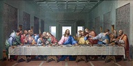 Santa Ceia (1818) de Giacomo Raffaelli - Reprodução em Canvas 75x150cm - Obra de Arte para Decoração Elegante - imagem 2