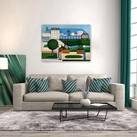 Reprodução em Tela de Obras de Tarsila do Amaral - Arte de Parede 60x80cm - imagem 5