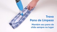 Mop Spray Rodo 360º com Reservatório 400ml - Limpeza Multiuso com Refil Microfibra - imagem 4