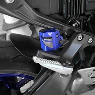 Protetor de Tampa Reservatório Fluido Freio Traseiro Yamaha MT-09 MT-03 MT-07 CNC Alumínio - imagem 3