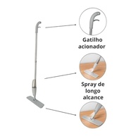 Mop Spray 360° com Reservatório e Pulverizador de Longo Alcance - Limpeza Profissional e Prática - imagem 5