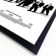 Quadro Decorativo Cães de Aluguel Reservoir Dogs 40x60cm - Moldura Ecológica em Madeira de Pinus - imagem 4