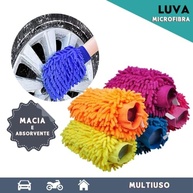 Luva de Microfibra Premium para Lavagem de Carros e Motos - Limpeza Impecável e Multiuso Residencial - imagem 4
