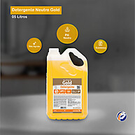 Detergente Neutro 5L Gold – Limpeza Pesada Sem Resíduos - imagem 2