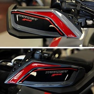 Adesivos 3D Resin Bike para Yamaha Tracer 900/GT 2018-20: Proteção e Estilo Cinza Nimbus - imagem 3