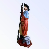 Imagem de São Roque em Resina 7 cm - Escultura Religiosa Detalhada com Pintura Manual - imagem 2