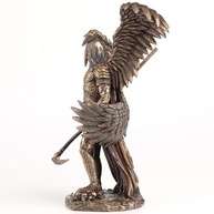 Escultura Azrael The Archangel of Death em Resina com Acabamento Bronze - 25,5 cm - imagem 4