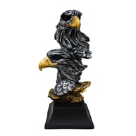 Estatueta de Águia em Resina 32cm - Símbolo de Poder, Liderança e Visão de Negócios para Escritório e Casa - imagem 1