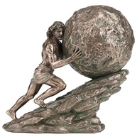Estátua Sísifo - Escultura de Resina com Acabamento Bronze | Decoração e Colecionáveis - imagem 2