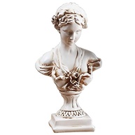 Busto de Deusa Minerva em Resina - Estátua Clássica para Decoração de Mesa, Escritório e Casa - Réplica com Estilo Renascentista - imagem 1
