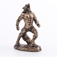 Unicorn Studios Lycanthrope - Lobisomem da Lua com Uivo Detalhado | Escultura de Resina Pintada à Mão - imagem 1