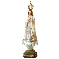 Imagem Nossa Senhora de Fátima em Resina 23cm - Peça Importada com Detalhes Exclusivos - imagem 1