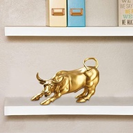 Touro Wall Street em Resina - Decoração de Escritório com Simbolismo de Força e Prosperidade - imagem 3