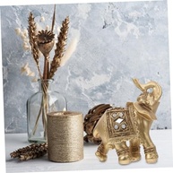 Estátua de Elefante em Resina - Decoração de Mesa com Simbolismo de Sorte e Arte - imagem 3