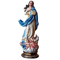 Imagem da Imaculada Conceição em Resina - 30 cm | Decoração Religiosa Elegante e Duradoura - imagem 1