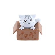 Gatinho Fofo em Resina - Estatueta Decorativa para Carro e Ambientes (Branca) - imagem 2