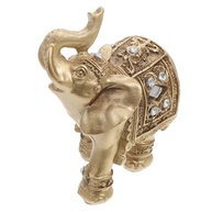 Estátua de Elefante em Resina - Decoração de Mesa com Simbolismo de Sorte e Arte - imagem 2