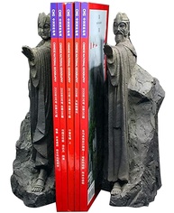 Suporte de Livros Decorativo em Resina - Design Hobbit Senhor dos Anéis Azul Grande - imagem 1