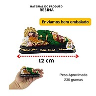 Imagem São José Dormindo 12cm – Proteção e Fé em Resina - imagem 1