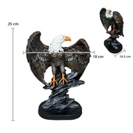 Águia Gavião Estatueta em Resina - Espanta Pombo e Decoração para Casa e Escritório - imagem 3