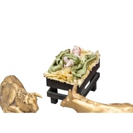 Presépio Natalino 8 Figuras em Resina Premium - Decoração Tradicional com Detalhes Ricos - imagem 5