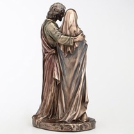 Escultura Religiosa em Resina Fundida a Frio - 16 cm | Presente Especial para Colecionadores - imagem 2