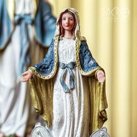 Imagem Nossa Senhora das Graças em Resina 20cm - Peça Sagrada para Decoração e Devoção - imagem 4
