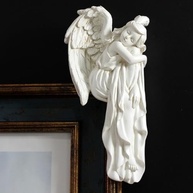 Anjo da Guarda em Resina 15cm - Decoração Espiritual para Cômodos Sagrados - imagem 2