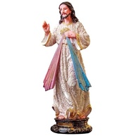 Imagem de Jesus Misericordioso em Resina - 30cm, Importada, Decoração Sagrada - imagem 2