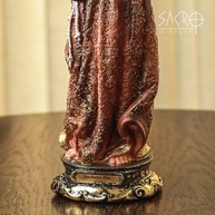 Imagem de São Padre Pio em Resina 30cm - Peça Sagrada Importada para Decoração e Oração - imagem 3