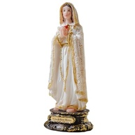 Imagem Nossa Senhora Rosa Mística 12,5cm em Resina - Decoração e Fé - imagem 2