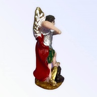 Imagem de São Miguel Arcanjo em Resina 7 cm - Escultura Espiritual Detalhada - imagem 2