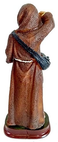 Imagem Escultura São Longuinho 15cm em Resina - Decoração Religiosa Elegante - imagem 4