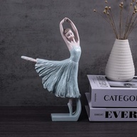 Estátua de Bailarina em Resina - Escultura Elegante para Decoração e Presente - imagem 3