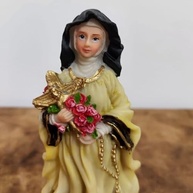 Imagem de Santa Terezinha em Resina - 15 cm | Decoração Devocional Elegante - imagem 3
