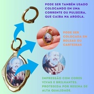 Medalha Padre Pio Chapa Resinada 2 unidades - imagem 5