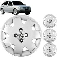 Jogo 4 Calotas Aro 14 VW Gol G3 G4 (2000-2014) Grid GR061CA com Adesivo Resinado Logo VW - imagem 2