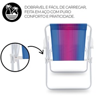 Cadeira de Praia Mor: Conforto e Resistência! - imagem 2